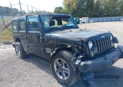 2016 Jeep Wrangler Unlimited Sport from USA, damaged, VIN 1C4BJWDGXGL112023
